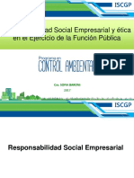 Responsabilidad Social Empresarial-Etica en El Ejercicio de La Función Públca SIGEN