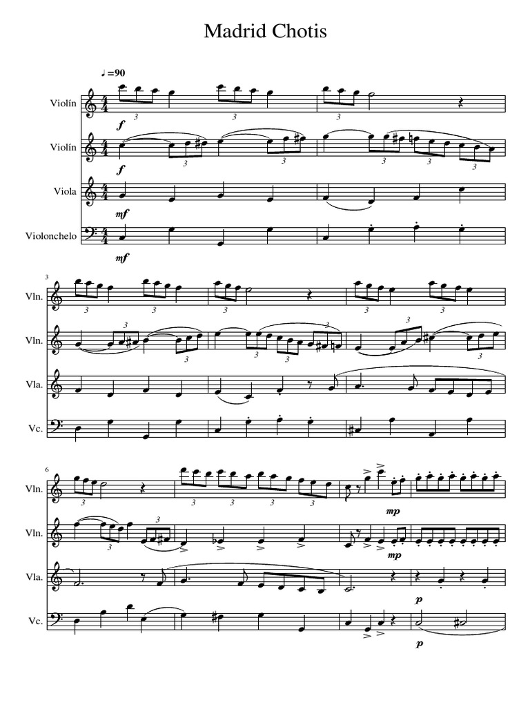 Chotis Madrid PDF