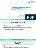 MI 2. Penatalaksanaan Spesimen Untuk Deteksi RRT - PCR COVID-19