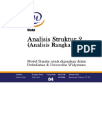 Beton Prategang P4 - Analysis of Statically Determinate Trusses - Modul