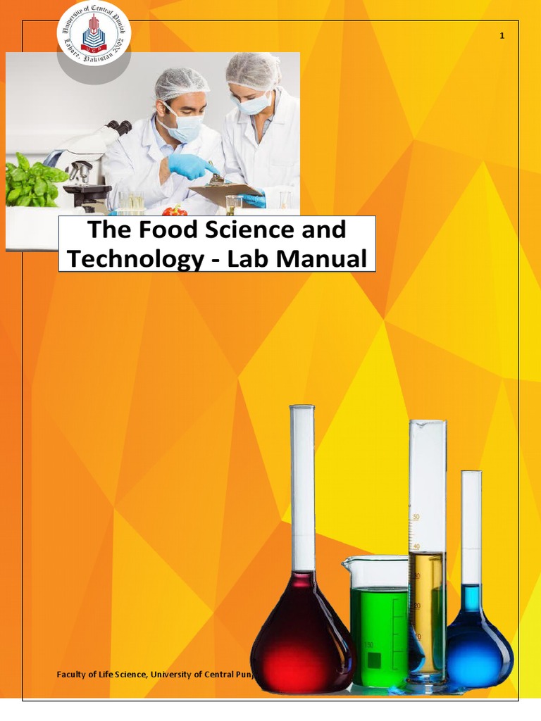 Food Science and Technology Lab Manual | PDF | Absorbance | Ph