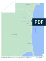 Map 2A: Map of South East Coast Showing Location of Mayaro/Guayaguayare Fishing Areas Scale 1:100,000