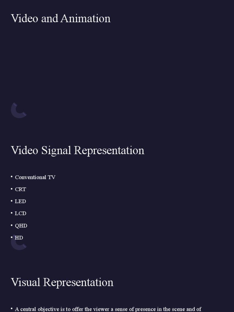 Video Signal Representation Overview | PDF | Video | Rgb Color Model