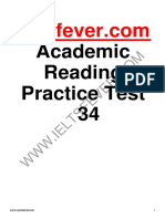 Academic Reading Practice Test 34 PDF