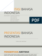 Presentasi Bahasa Indonesia Tentang Abstrak