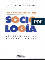 Diccionario de Sociologia Escrito Por Luciano Gallino PDF