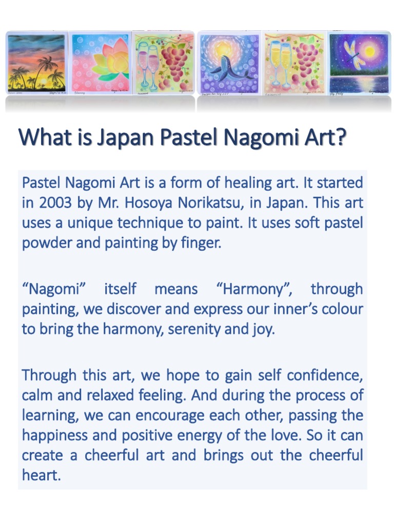 What Is Japan Pastel Nagomi Art? PDF