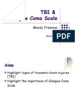 Tbi & Glasgow Coma Scale: Mandy Freeman