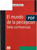 Merleau-Ponty, Maurice - El Mundo de La Percepcio - N