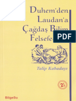 Talip Kabadayı - Duhem'den Laudan'a Çağdaş  Bilim Felsefecileri - BilgeSu