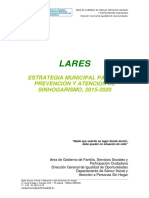 LARES. Estrategia Municipal Erradicación Sinhogarismo 2015-2020