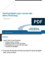 Teaching Digital Logic Courses With Altera Technology: Tutorial #1