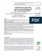Causality Analysis in Process Control Based On Denoising and Periodicity-Removing CCM
