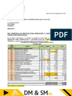 Cotizacion de Servicio de Ingenieria