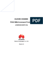 Huawei Hss9860 PGW MML Command Protocol
