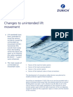 Changes To Unintended Lift Movement: Risk Topic March 2016