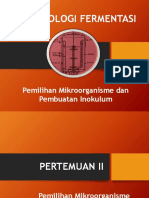 Teknologi Fermentasi Pertemuan Ii