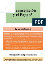 Unidad XV - Cancelación y Pagaré