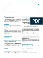 Target Population: Mathematical Aspects