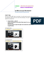 Virtual Microscope Worksheet: Facilitator#1