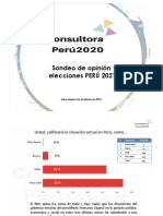 Resultado de Sondeo Electoral. 2021