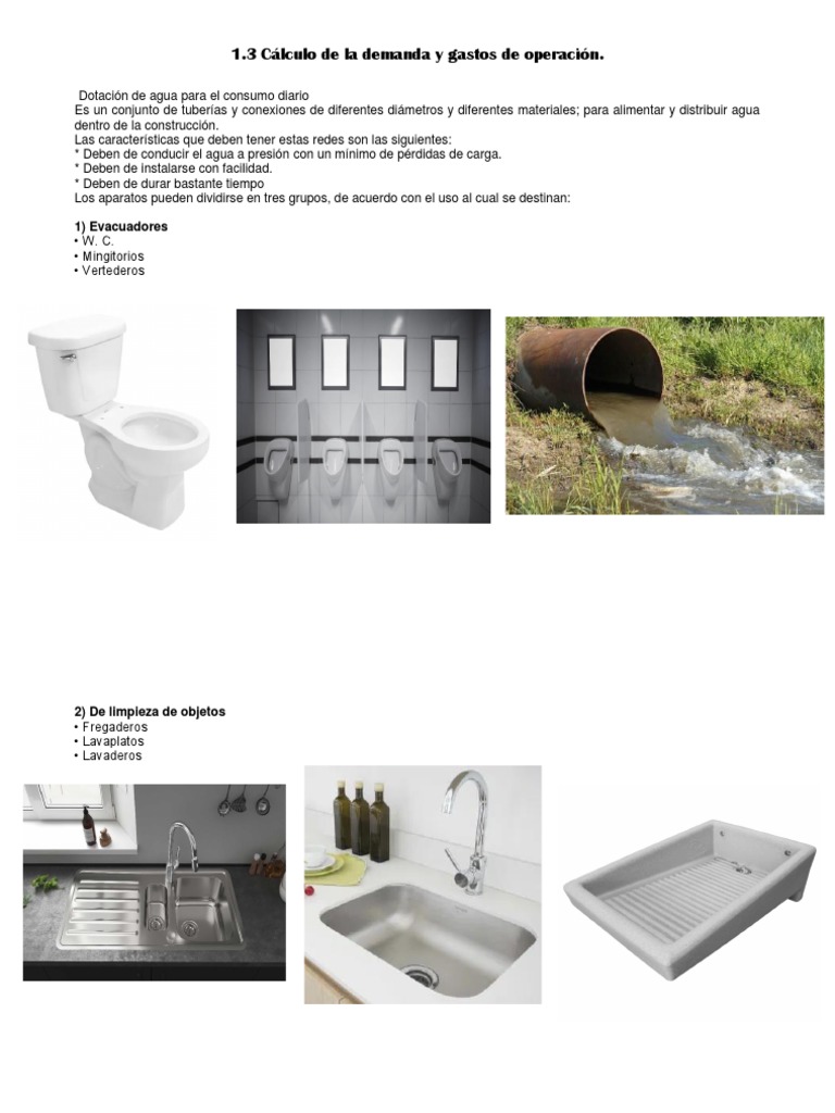 Demanda y Consumo de Agua Potable | PDF | Consumo (economía) | Demanda