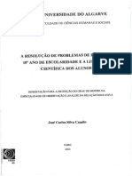 Camilo, José - Resolução de Problemas de Física No 10º Ano de Escolaridade e A Literacia Ciêntifica Dos Alunos