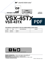 Pioneer VSX 45TX Service Manual