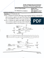 Fljtljre: Faculty of Engineering and Technology Department of Electrical Engineering Exam: Date: Time Allowed