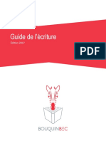 Guide de L'écriture: Édition 2017