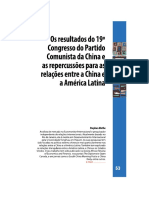 O 19o Congresso Do PCC e a América Latina