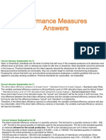 Performance Measures Answers