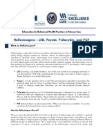 Hallucinogens - LSD, Peyote, Psilocybin, and PCP: Information For Behavioral Health Providers in Primary Care