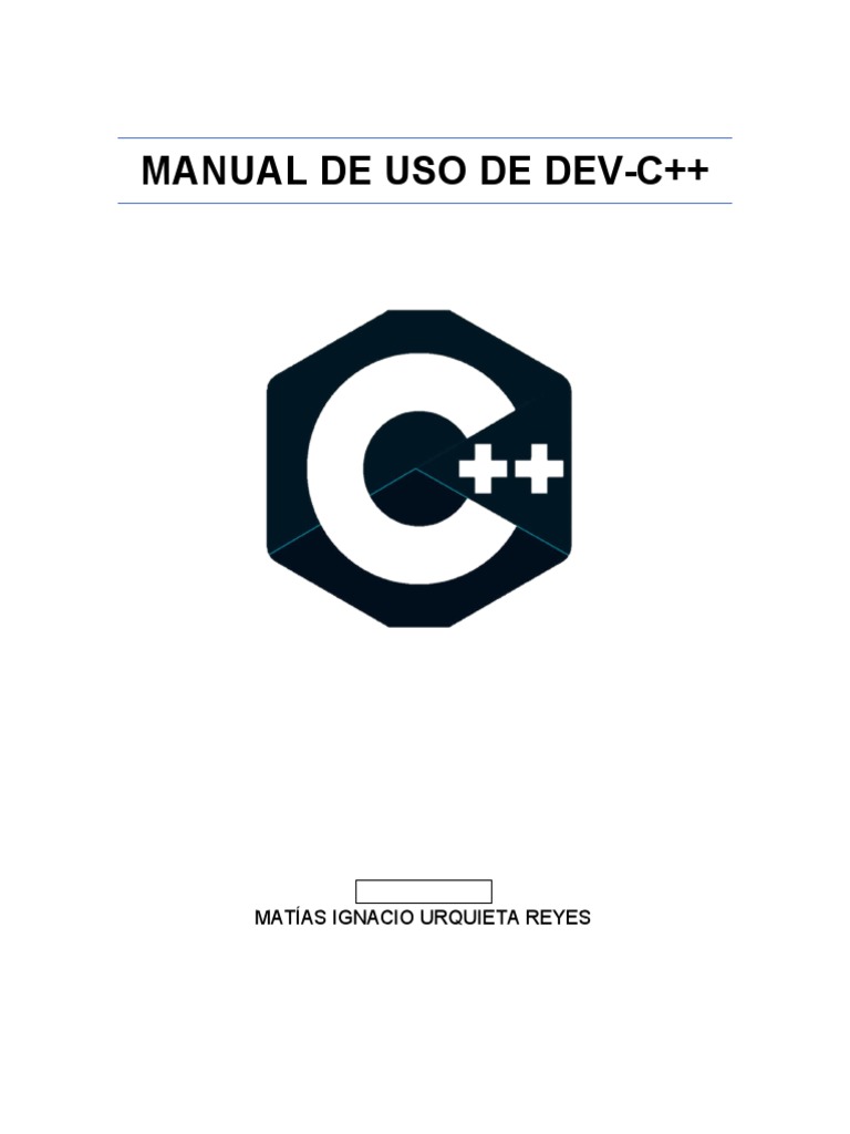 Manual de Uso de Dev-C++ | PDF | Programa de computadora | Programación