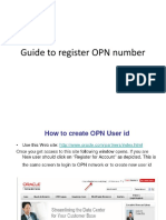 Guide To Register OPN Number