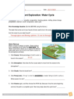 Water Cycle PDF Edit