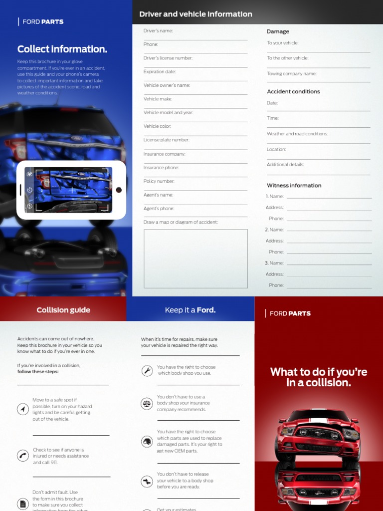 Ford Collision Guide: Essential Steps | PDF | Traffic Collision | Vehicles