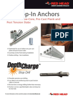 RX Drop-In Anchors: Ideal For Hollow-Core, Pre-Cast Plank and Post Tension Slabs