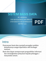 Sistem Basis Data