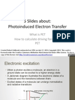 5 Slides About: Photoinduced Electron Transfer: What Is PET How To Calculate Driving Forces For PET