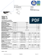 NPN Silicon Planar Epitaxial Transistor CSD596 SOT-23 Formed SMD Package