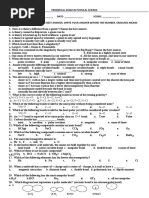 Periodical Exam in Physical Science