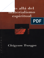 Chogyan Trungpa Mas Alla Del Materialismo Espiritual