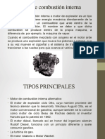 Motor de combustión interna: tipos, partes y funcionamiento