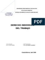 Ugma Derecho Laboral Derecho Individual Del Trabajo