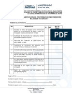 Lista de Verificación Carta 2021 MINEDUC