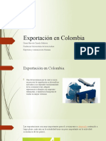Exportación en Colombia