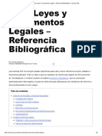 Citar Leyes y Documentos Legales - Referencia Bibliográfica - Normas APA