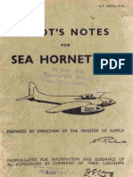 Pilot's Notes - Sea Hornet F.20 (Fighter) (A.P. 4037A P.N.) (1950) WW