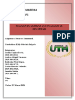 Resumen Metodos de Evaluacion de Desempeño Grupal.